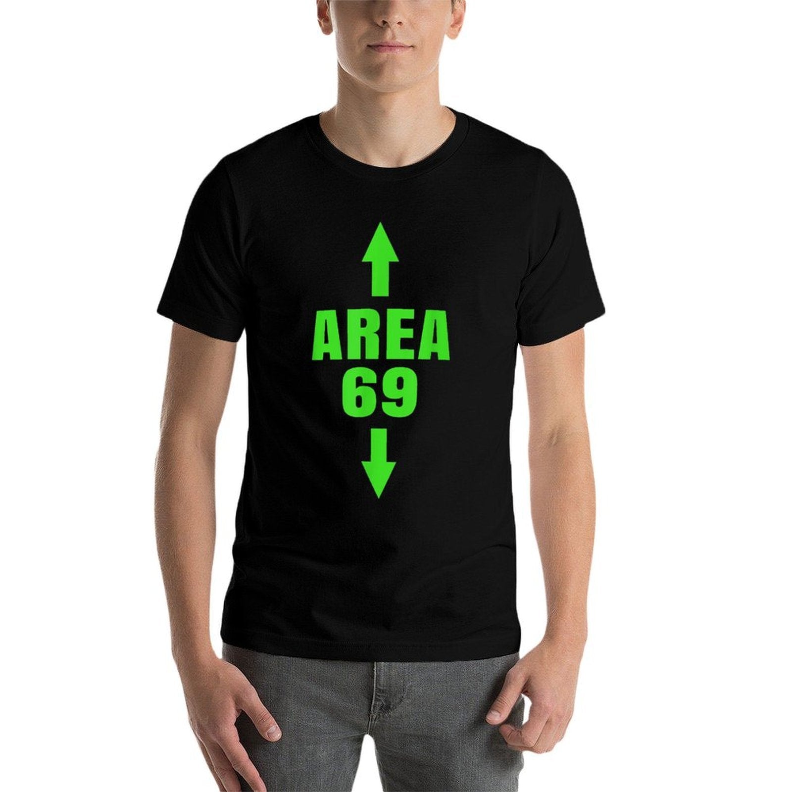 Area 69 Funny Meme Futuristic Style  Versatile T-Shirt