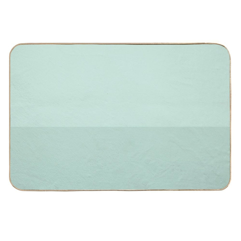 Duck Egg Color Block  Versatile Bath Mat
