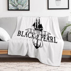 Black Pearl - Pirate Sailing Ship Durable Throw Blanket