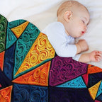 Colored Textures Series 21 Anti-pilling Throw Blanket