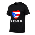 P FKN R Puerto Rico Music Funny Meme Urban Slang Pop Culture  Polyester Blend T-Shirt
