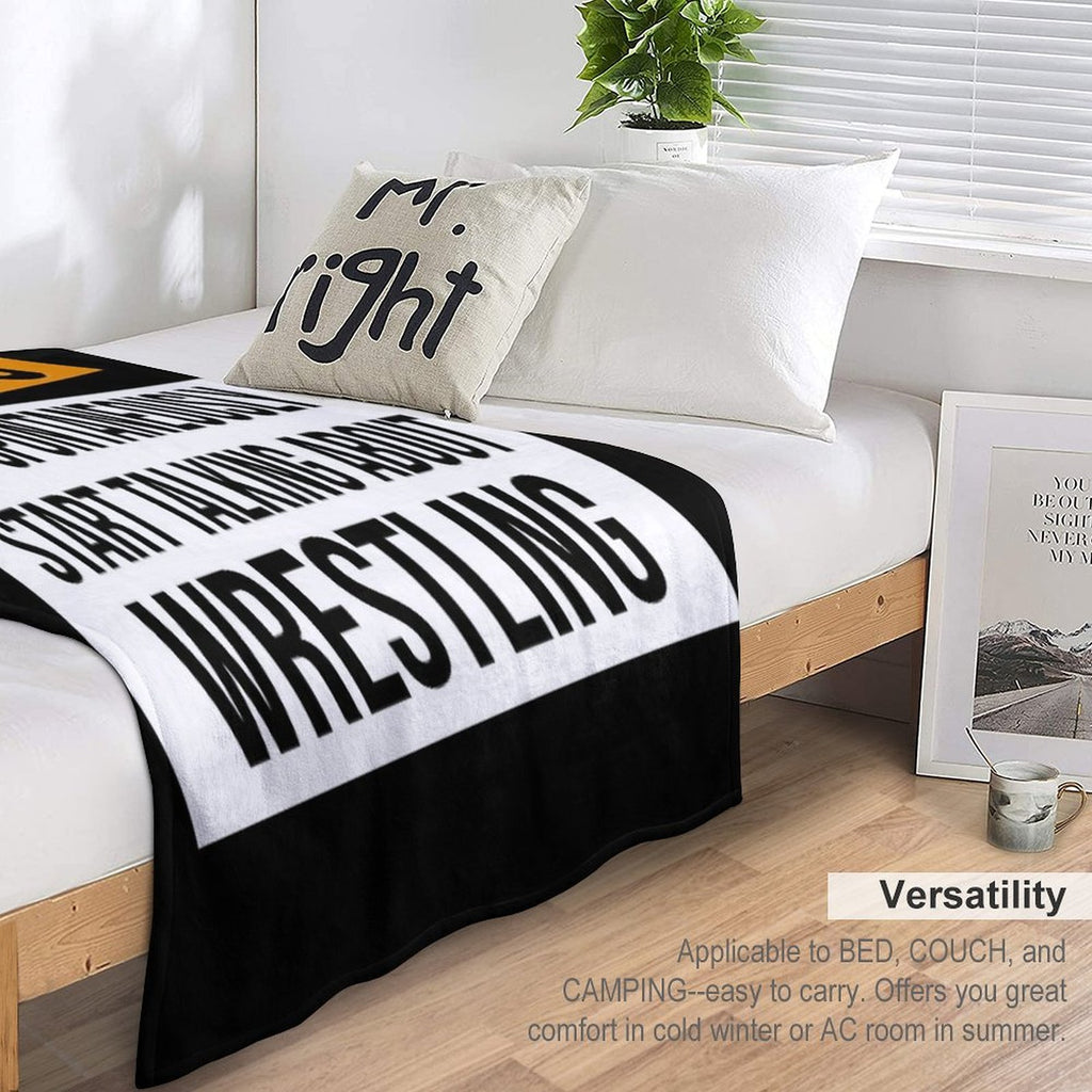 Wrestling All-season Throw Blanket