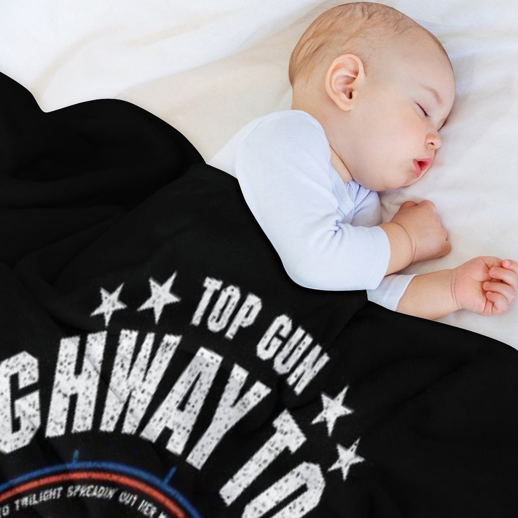 Highway To The Danger Zone Velvety-soft Throw Blanket