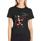 Christmas Santa Claus Duck Hunting Men Women Duck Hunter  Breathable T-Shirt