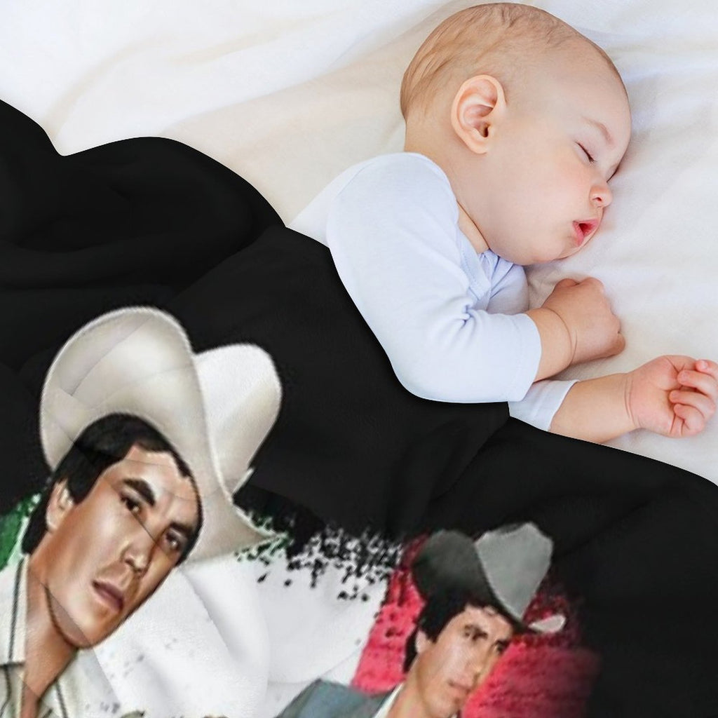 Chalino Mexican Singer #07 Shrink-resistant Throw Blanket