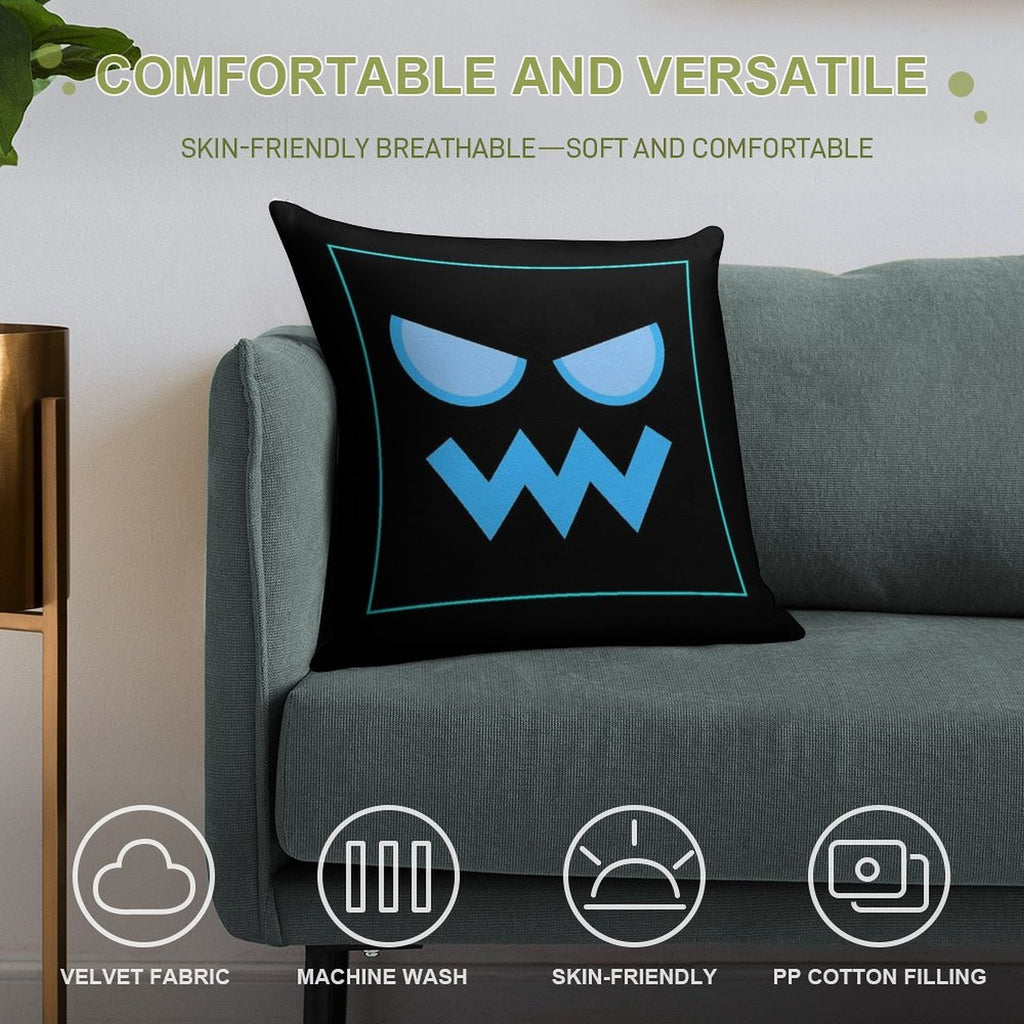 Funny Gamer Soft Anti-Pilling Throw Pillow