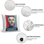 Gary Soft Short Plush Fabric Throw Pillow
