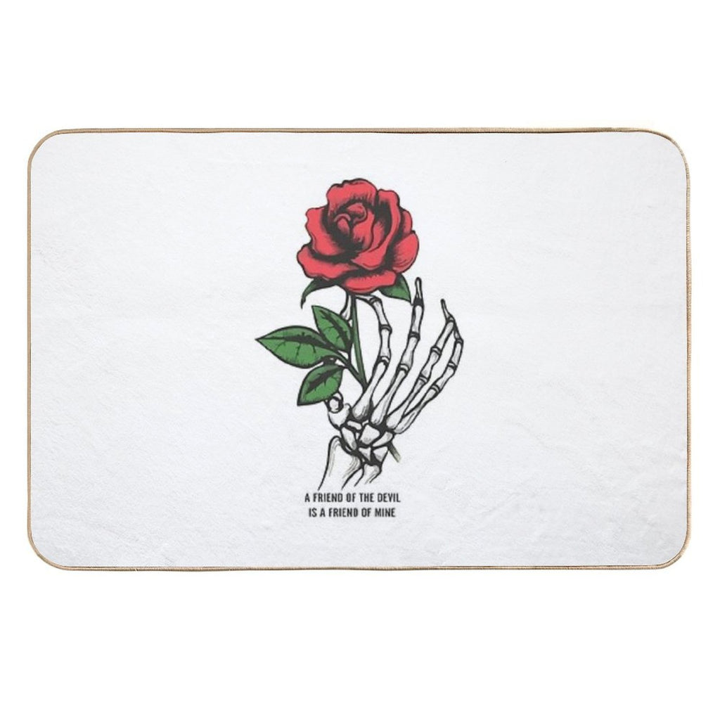 A Friend of The Devil  Rapid-Drying Bath Mat