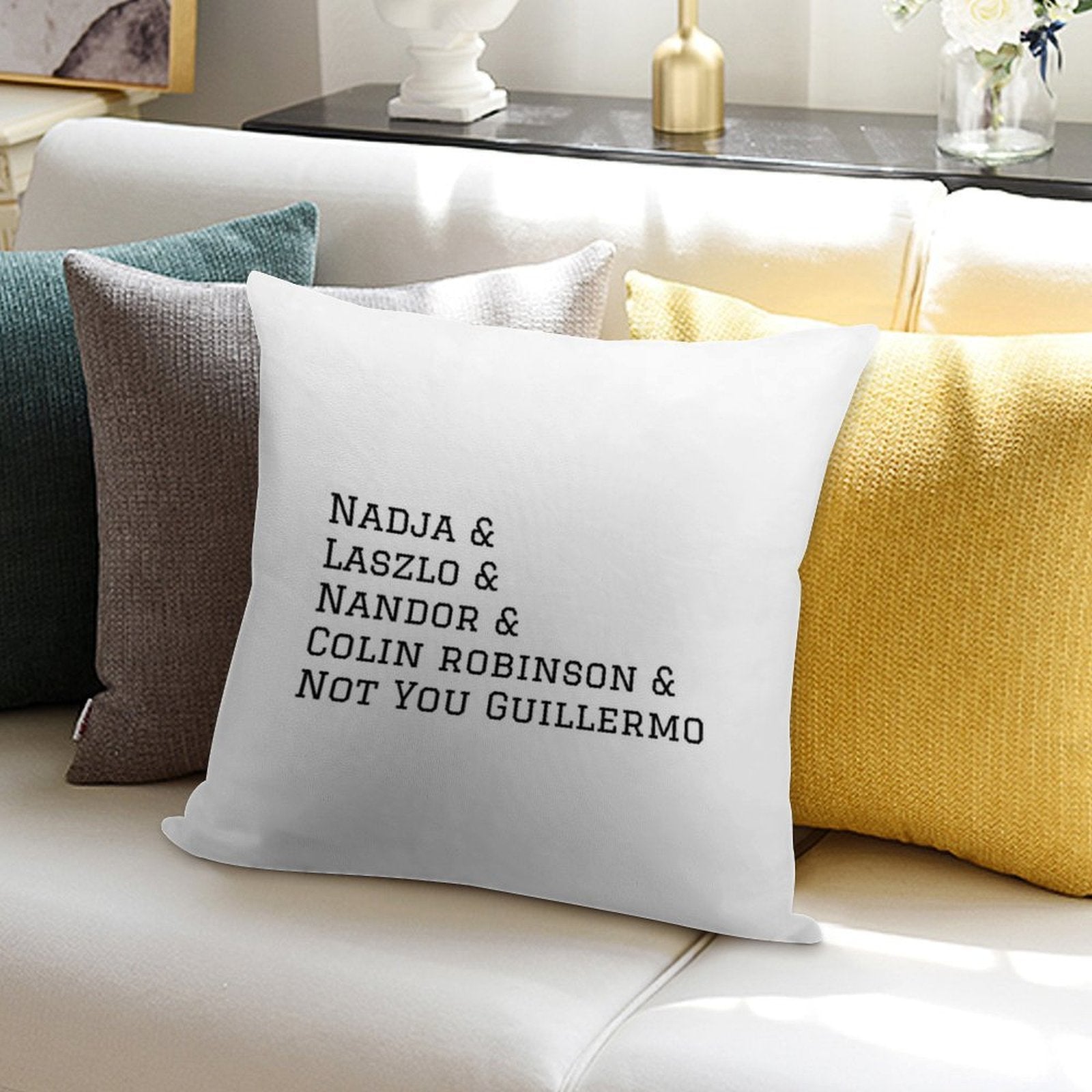 What We Do in The Shadows Soft Bedroom Essential Throw Pillow