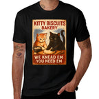 Kitty Biscuits Bakery We Knead Em You Need Em Funny Cat  Versatile T-Shirt