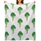 Broccoli Anti-pilling Throw Blanket