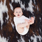 Wanderlust Cow Art Quick-dry Throw Blanket