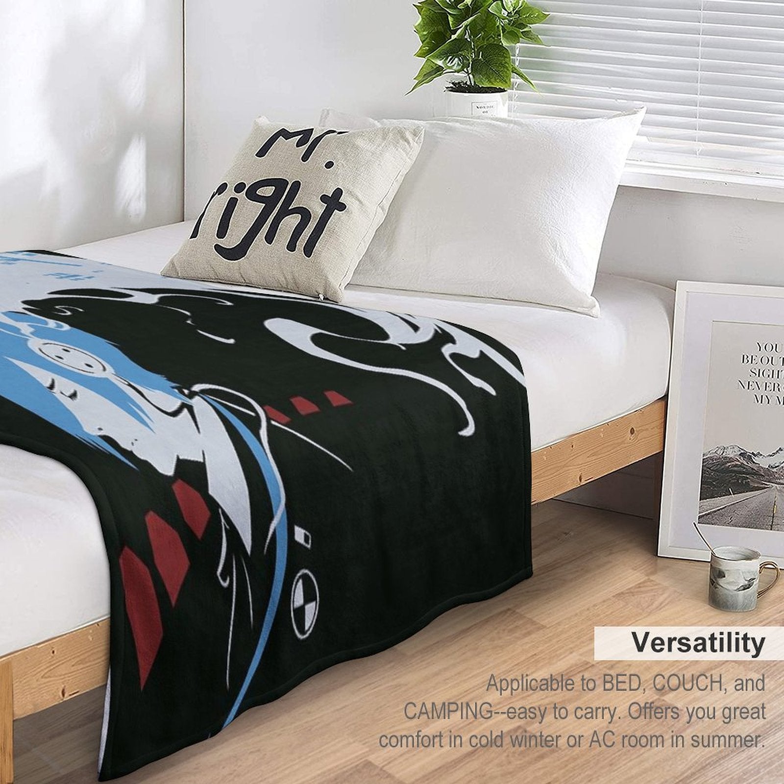 Burn My Dread Sustainable Throw Blanket