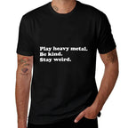 Men Womenns Boys Or Girls Funny Heavy Metal  Rolled Sleeves T-Shirt