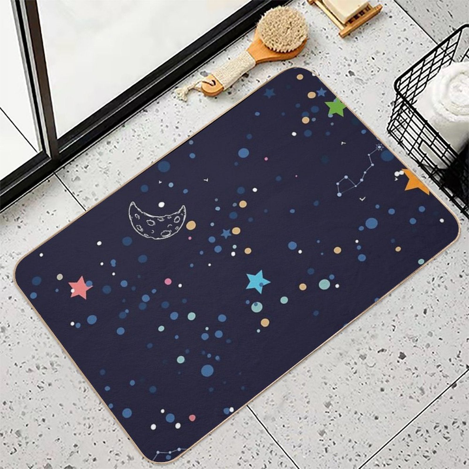 Galaxy  Dirt-Trapping Bath Mat