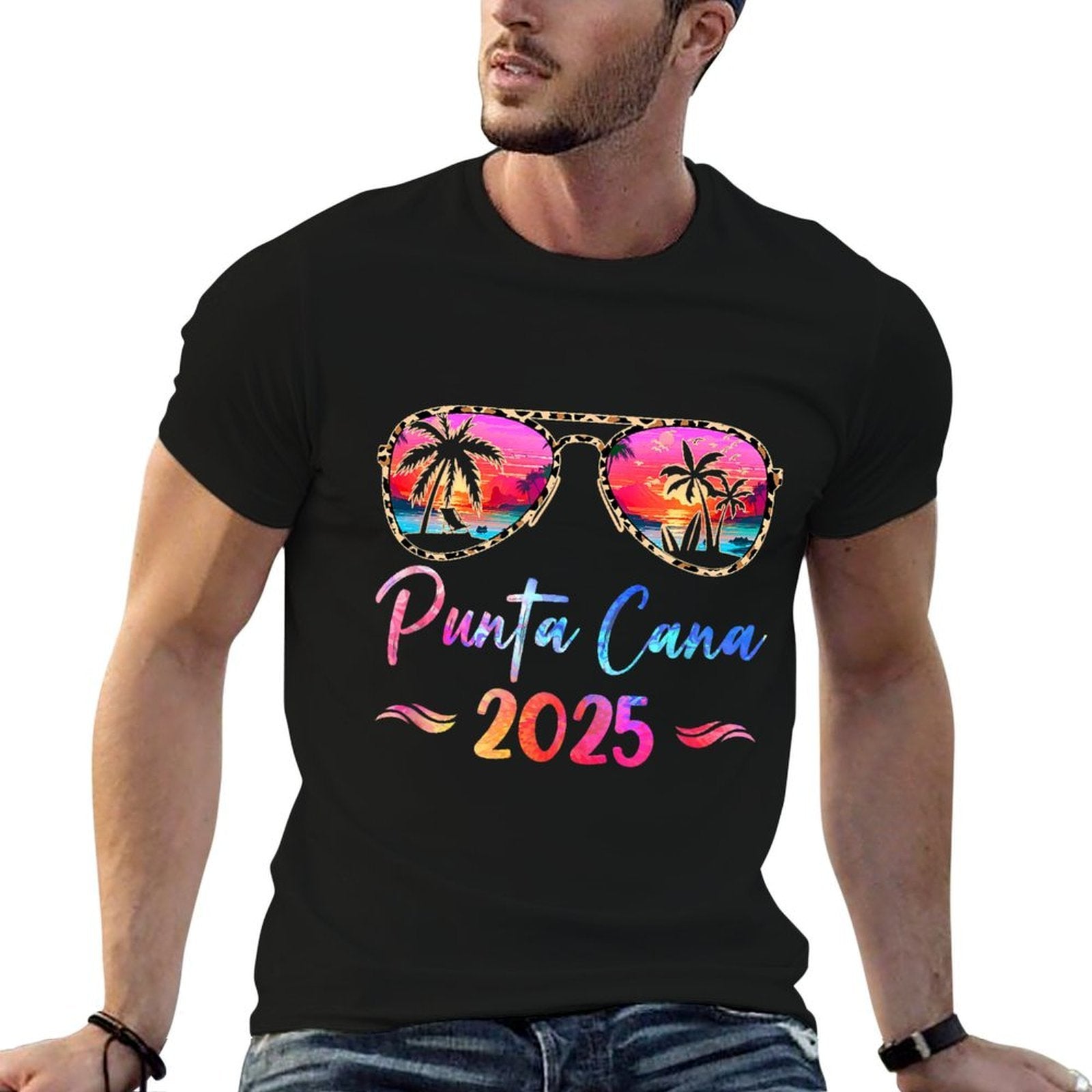 Punta Cana Vacation 2025 Matching Group Family Summer Trip  Vintage-inspired T-Shirt