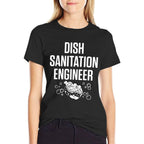 Dishwasher Sanitation Engineer Funny Dishwashing Gift  Soft T-Shirt