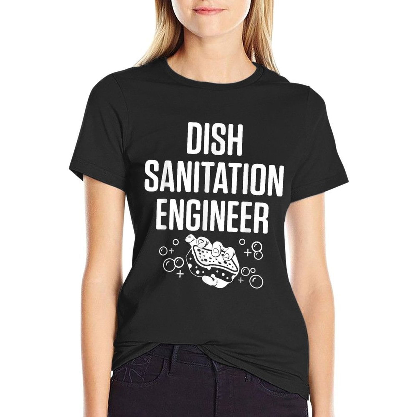 Dishwasher Sanitation Engineer Funny Dishwashing Gift  Soft T-Shirt