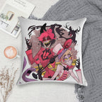 Alastor And Lucifer Soft Skin-Friendly Throw Pillow