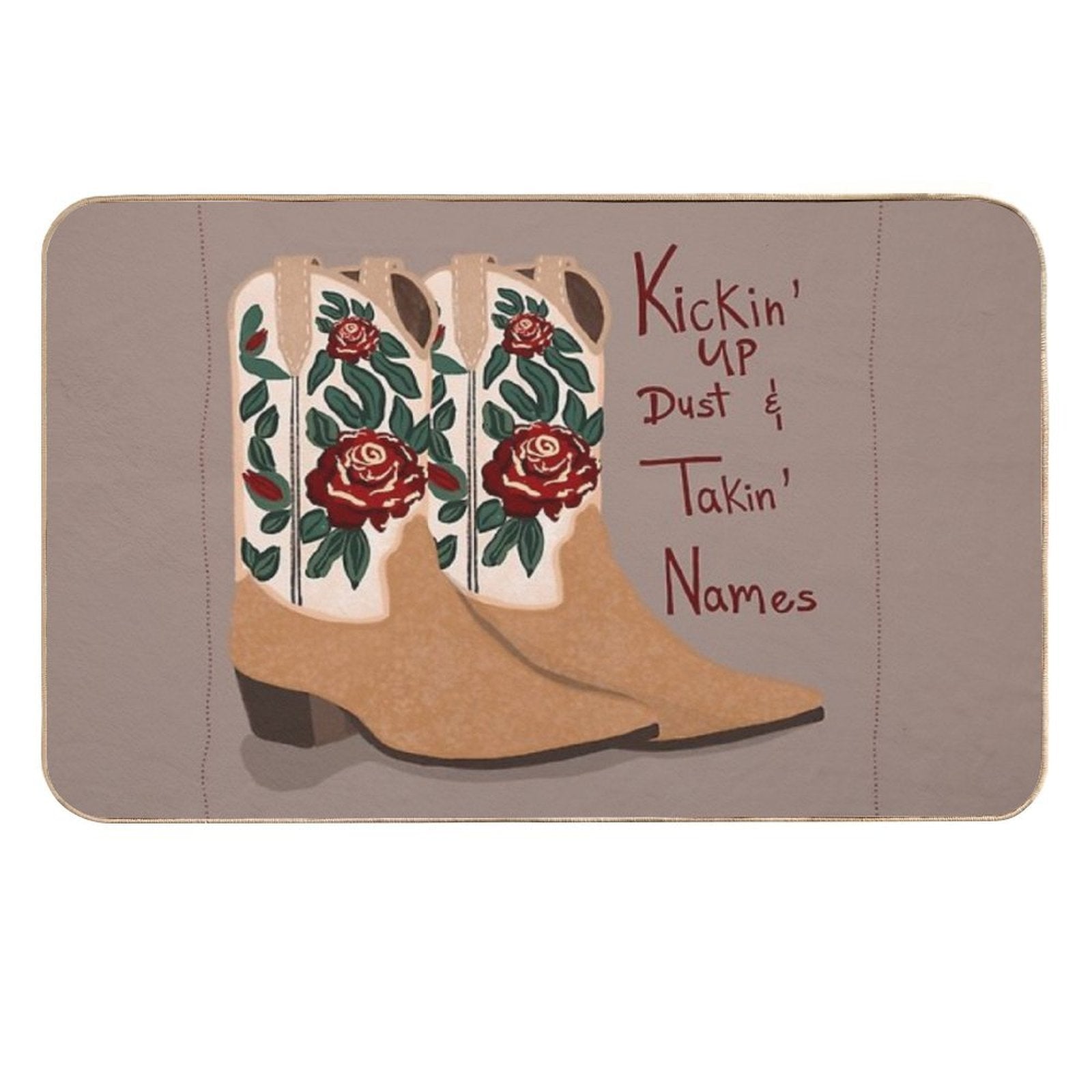 Kickin’ Up Dust  Pet-Safe Bath Mat