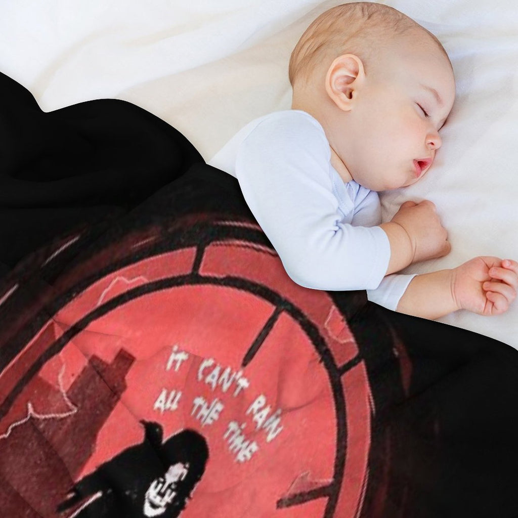 The Crow's Rain Travel-friendly Throw Blanket