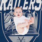 The Worcester Railers Premium Throw Blanket