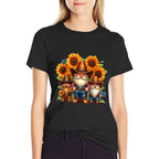 Western Cowboy Gnomes With Sunflowers  Soft T-Shirt