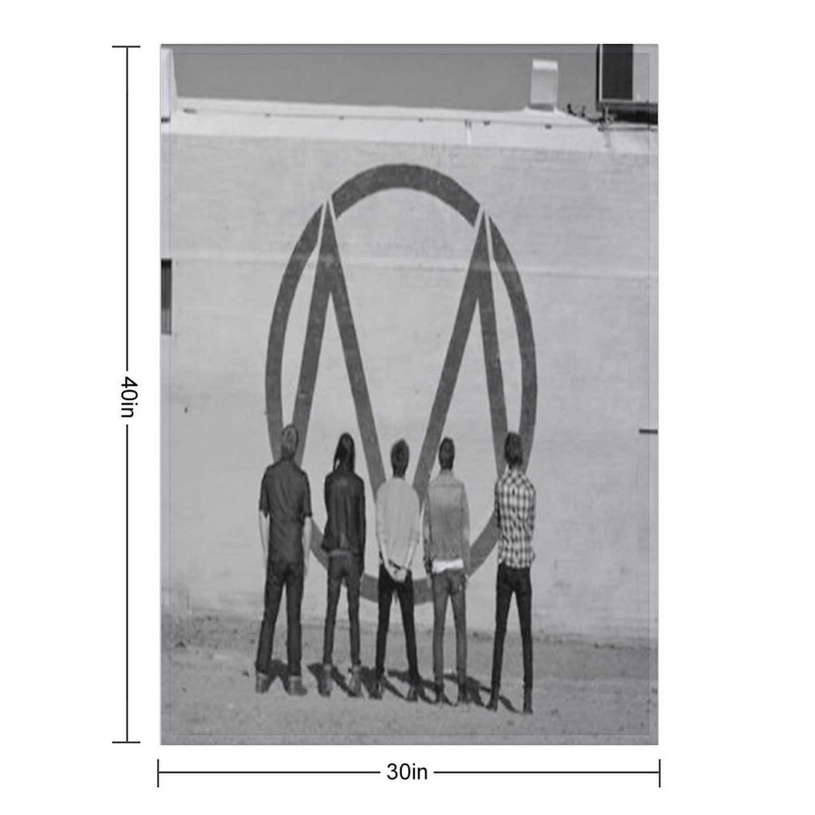 The Maine Looking Up Travel-friendly Throw Blanket