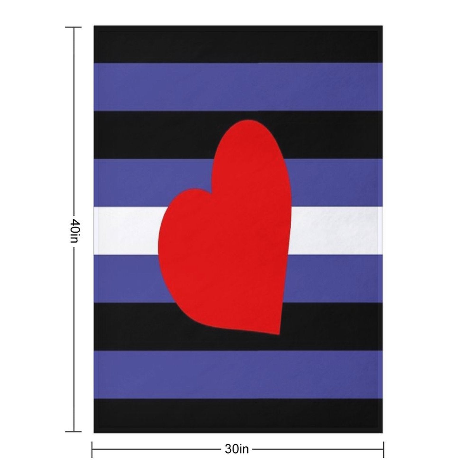 Leather Pride Flag Multi-functional Throw Blanket