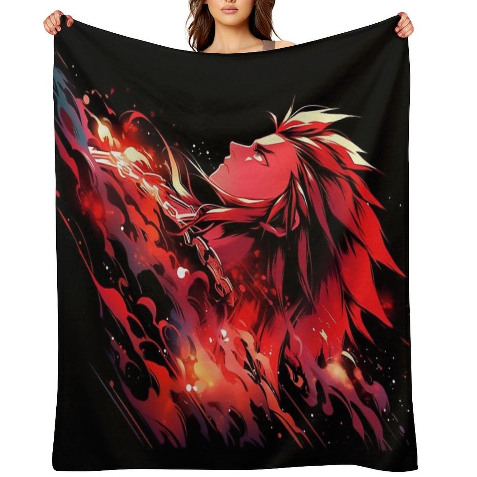 Axel Graffiti Machine-washable Throw Blanket