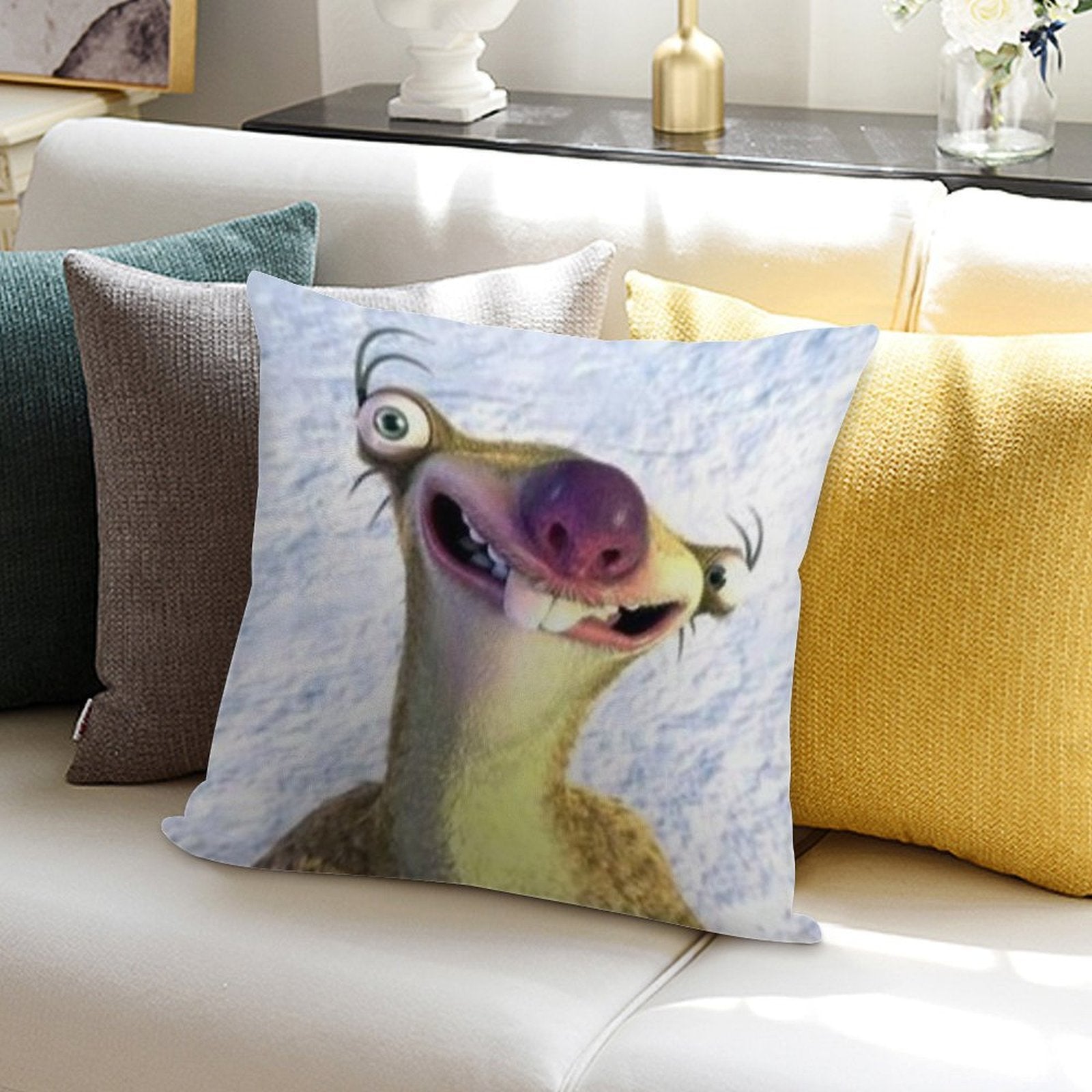 Sid Soft Shrink-Resistant Throw Pillow