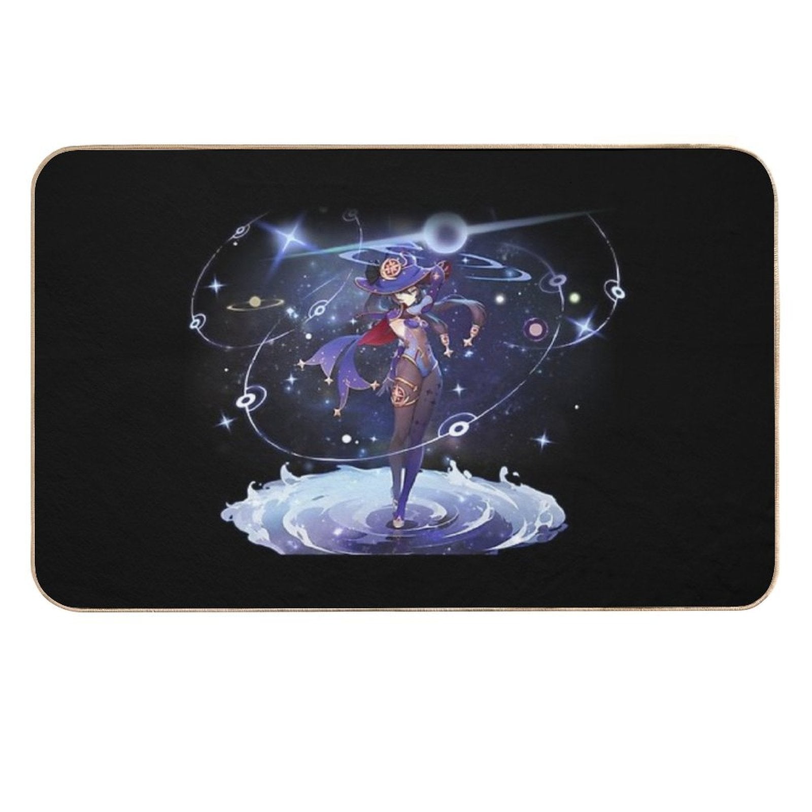 Genshin Impact - Mona Official Character Wish - Gacha Splash Art  Dirt-Trapping Bath Mat