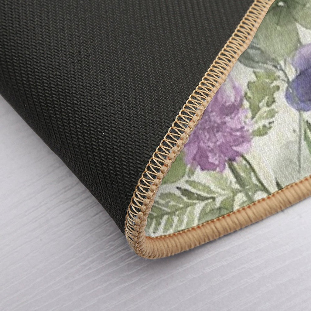 Summer Honey Wild Garden Flowers Nature Floral Art  Versatile Bath Mat