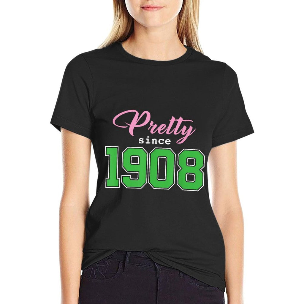 Pretty Since 1908 Sorority  Graphic-printed T-Shirt