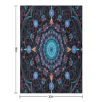 Kaleidoscopic Harmony Compact Throw Blanket