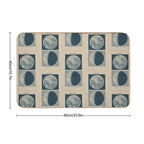 Full And Crescent Moon  Dirt-Trapping Bath Mat