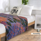 Trump on Mount Rushmore - Original Print Quick-dry Throw Blanket