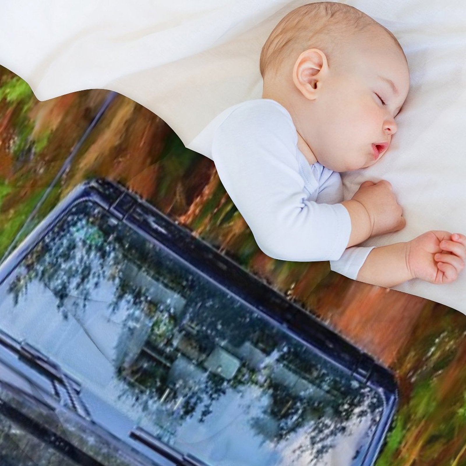 2022 Black Ford Bronco Shrink-resistant Throw Blanket