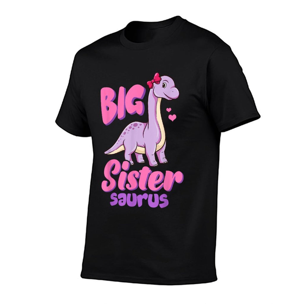 Big Sister Saurus Dinosaur Girl Funny Cute  Durable T-Shirt