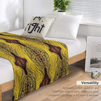 Golden Glow Multi-functional Throw Blanket