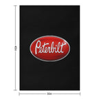 Peterbilt Embelm Travel-friendly Throw Blanket