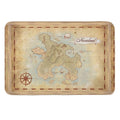 Map of Neverland  Easy To Clean Bath Mat