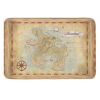 Map of Neverland  Easy To Clean Bath Mat