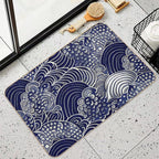 Kauai Indigo Blue #1  Odorless Bath Mat