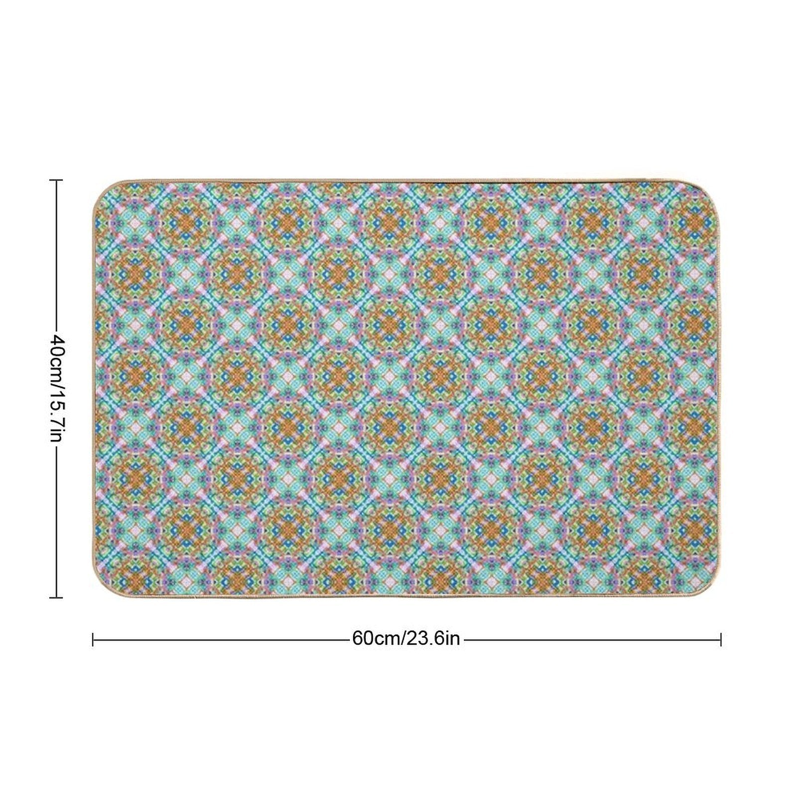 Color Wheel  Pet-Safe Bath Mat