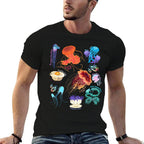 Marine Biology Jellyfish  Trendy Pattern T-Shirt
