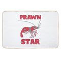 Prawn Star Patty  Repositionable Bath Mat