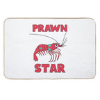 Prawn Star Patty  Repositionable Bath Mat