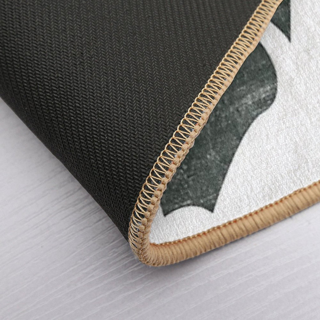 Boho Tropical Botanical Art 2  Fade-Resistant Bath Mat