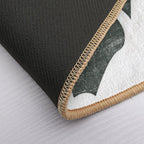 Boho Tropical Botanical Art 2  Fade-Resistant Bath Mat